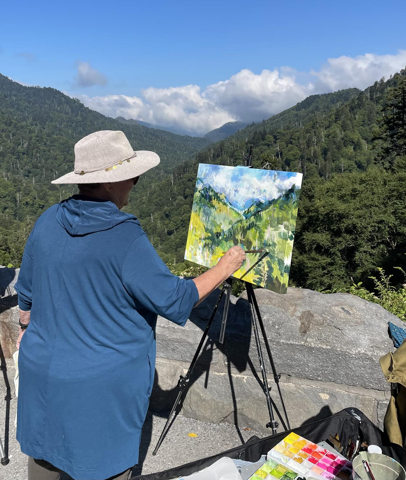 Morton Morning  - Acrylic Painting by artist Charlotte Rollman