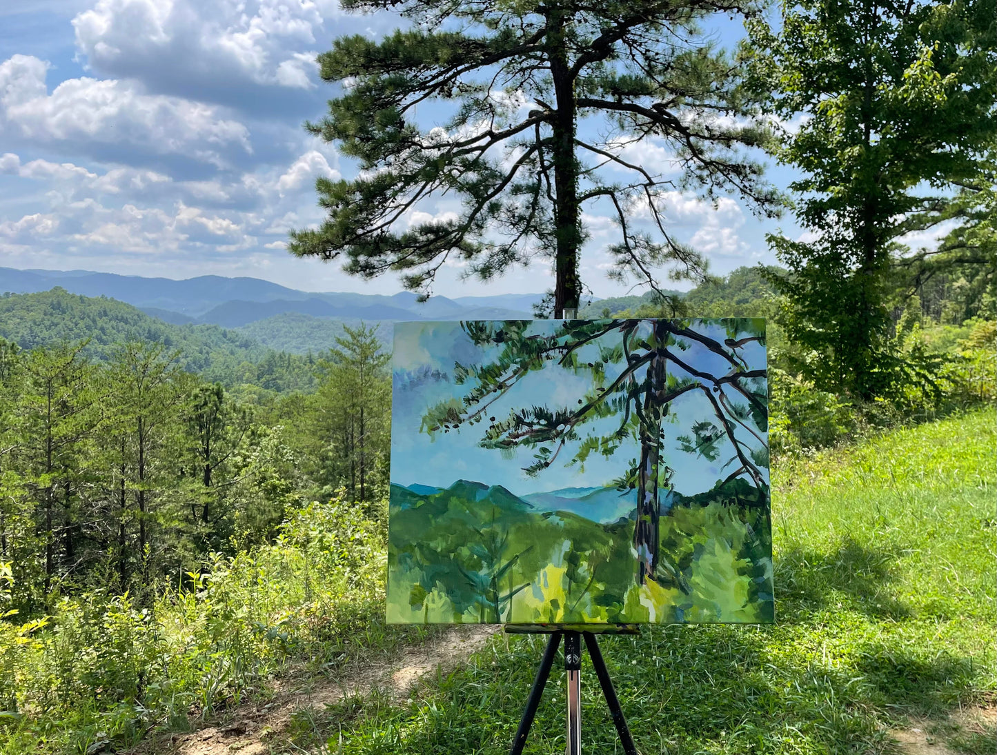 That One Tree  - Acrylic Painting by artist Charlotte Rollman