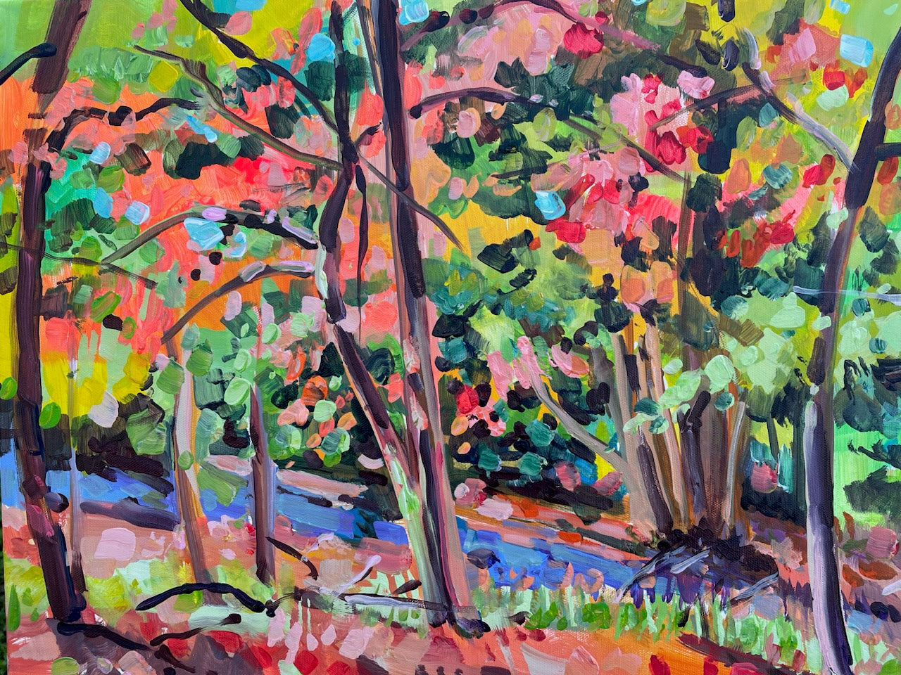 Hurray, The Bears Are Coming  - Acrylic Painting by artist Charlotte Rollman