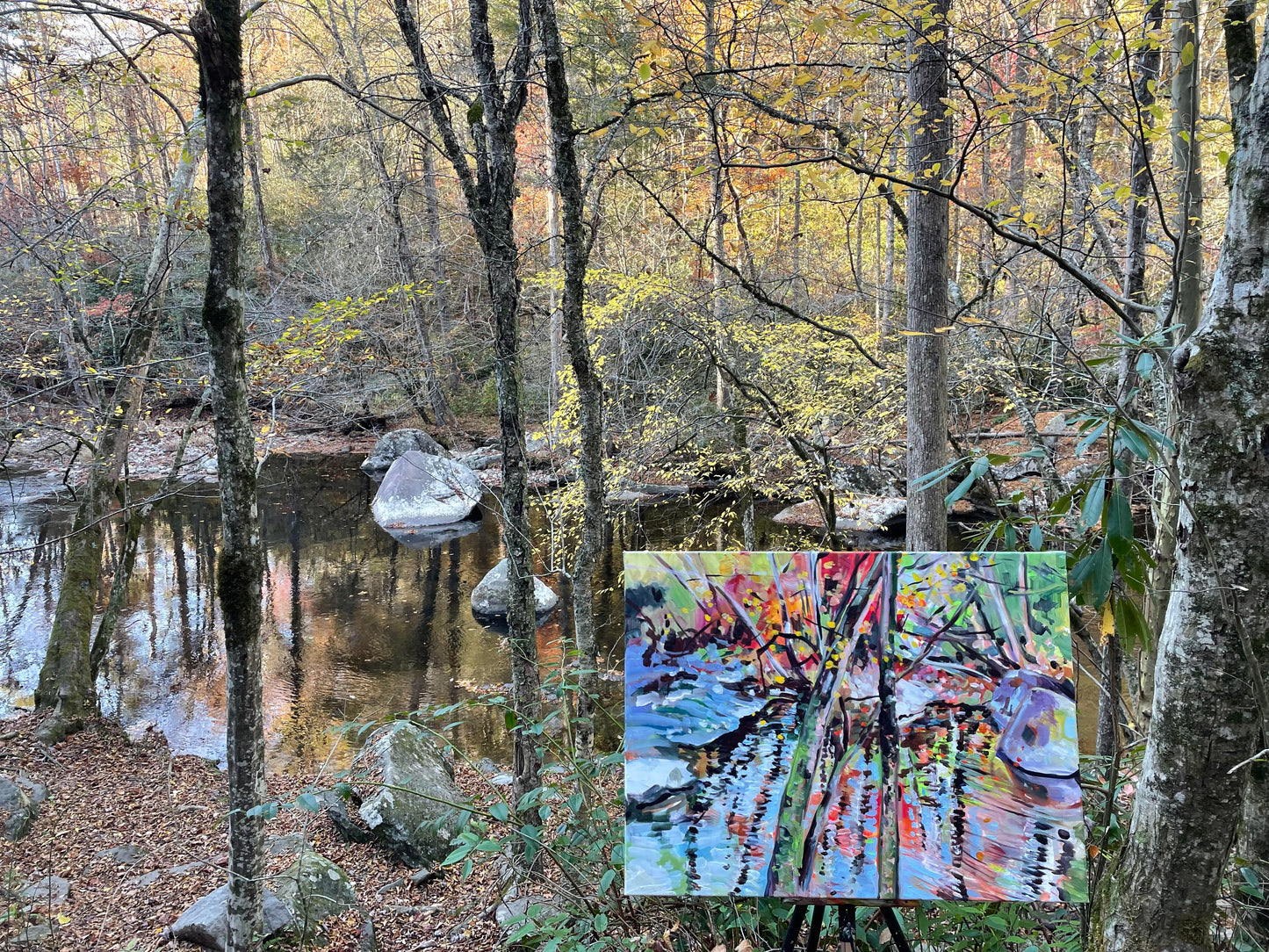 Hallows Eve  - Acrylic Painting by artist Charlotte Rollman