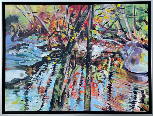 Hallows Eve  - Acrylic Painting by artist Charlotte Rollman