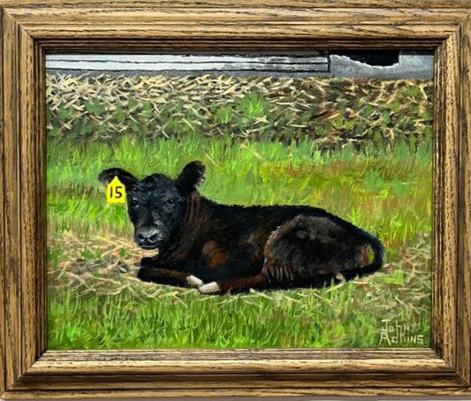 Little Biscuit  - Oil Painting by artist John Adkins