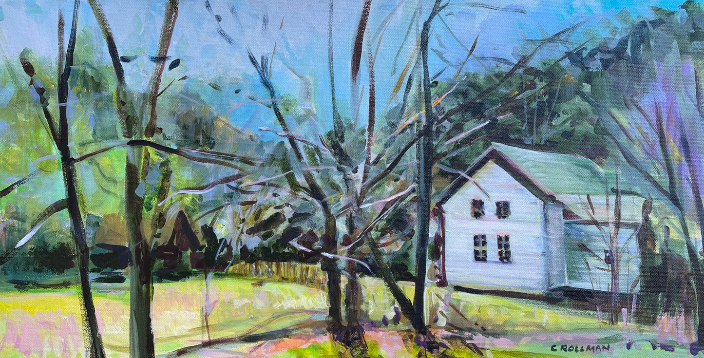 Becky's Place in the Cove  - Acrylic Painting by artist Charlotte Rollman