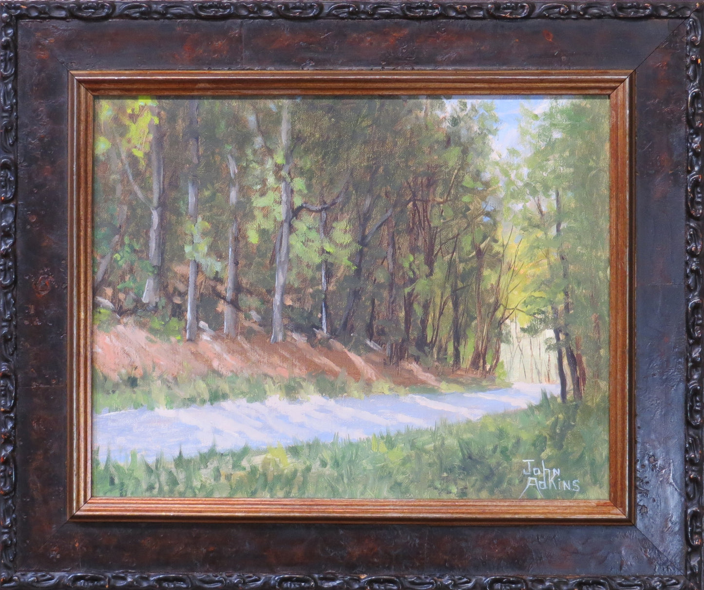 Cades Cove Lane - Oil Painting by artist John Adkins