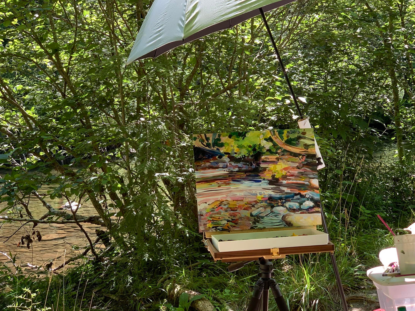 Metcalf Bottom  - Acrylic Painting by artist Charlotte Rollman