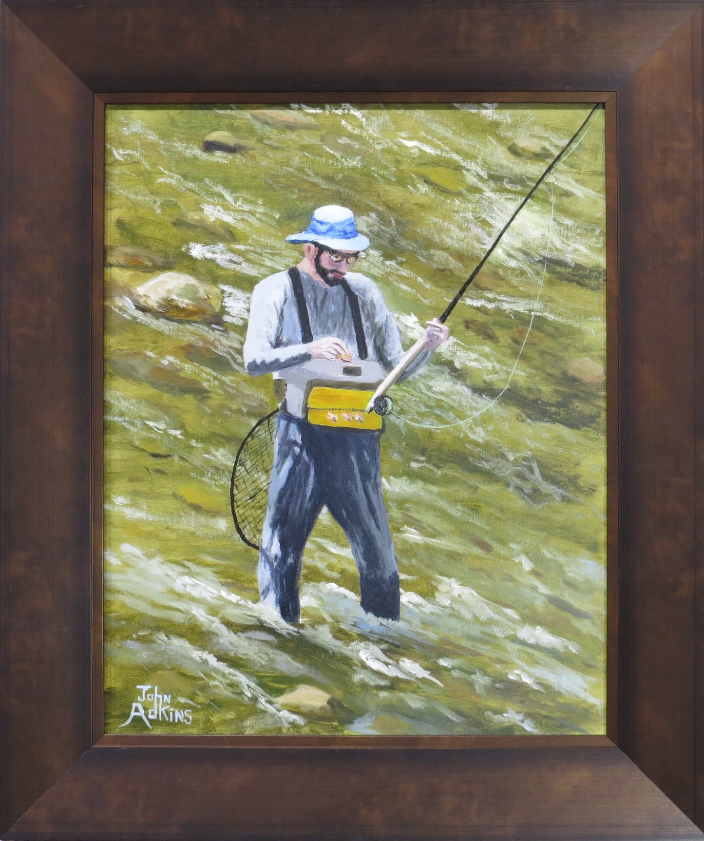 Decisions, Decisions  - Oil Painting by artist John Adkins