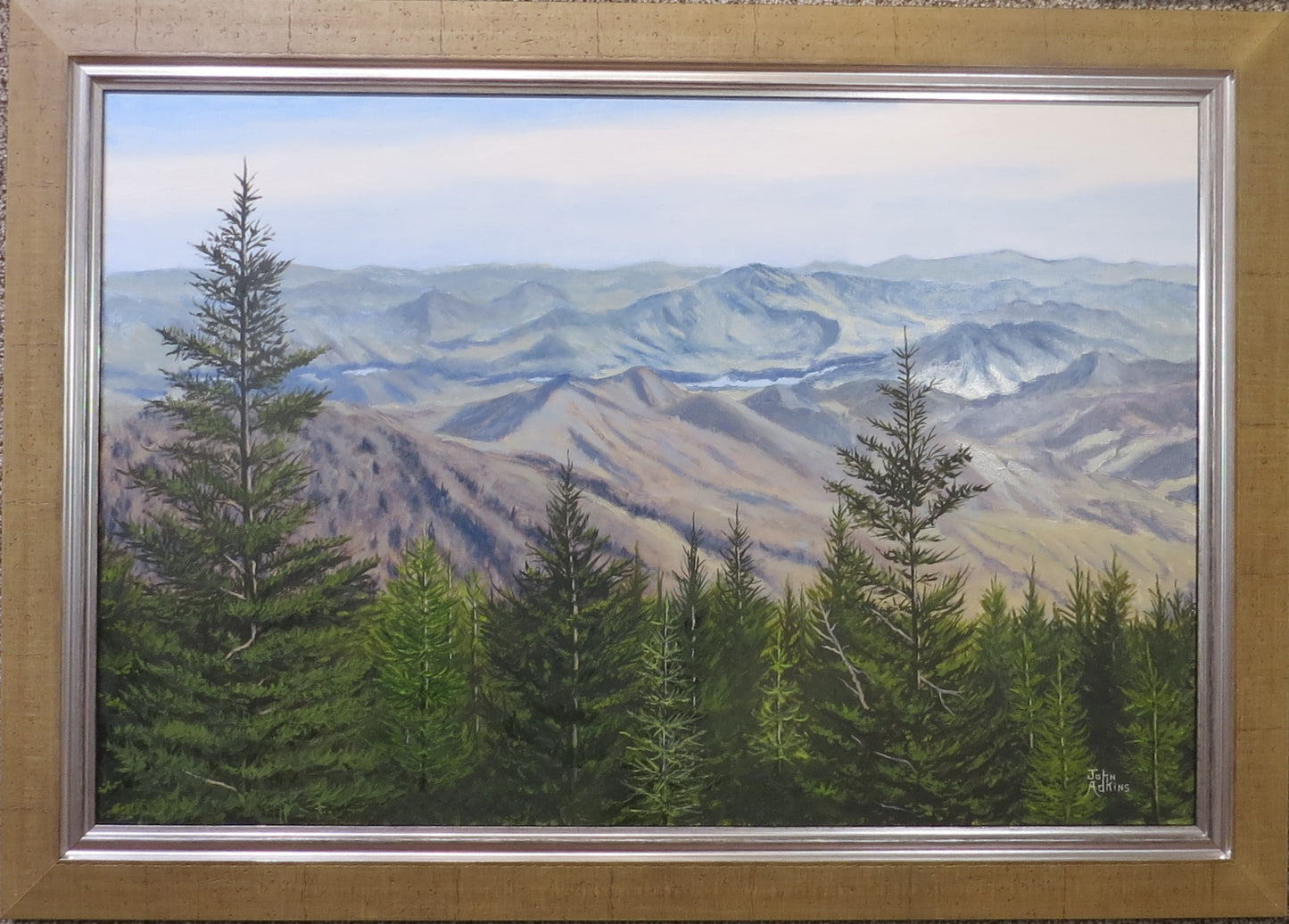 Fontana View - Oil Painting by artist John Adkins
