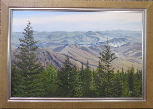 Fontana View - Oil Painting by artist John Adkins