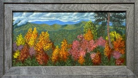 Foothills Overlook  - Oil Painting by artist John Adkins
