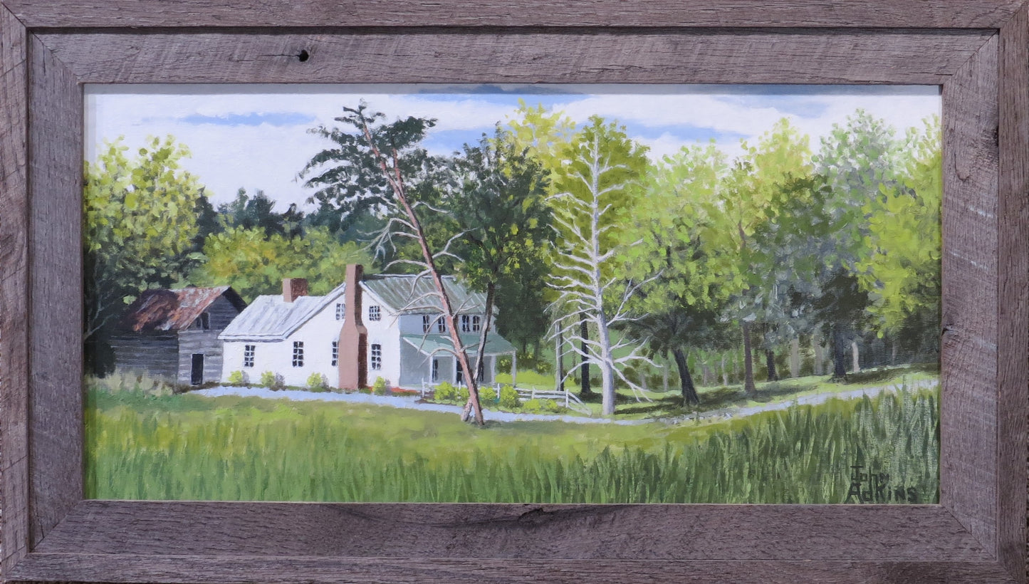 Granny Paynes House - Oil Painting by artist John Adkins