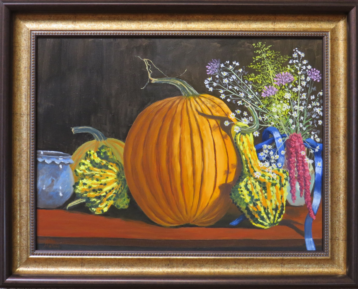 I Love Fall - Oil Painting by artist John Adkins