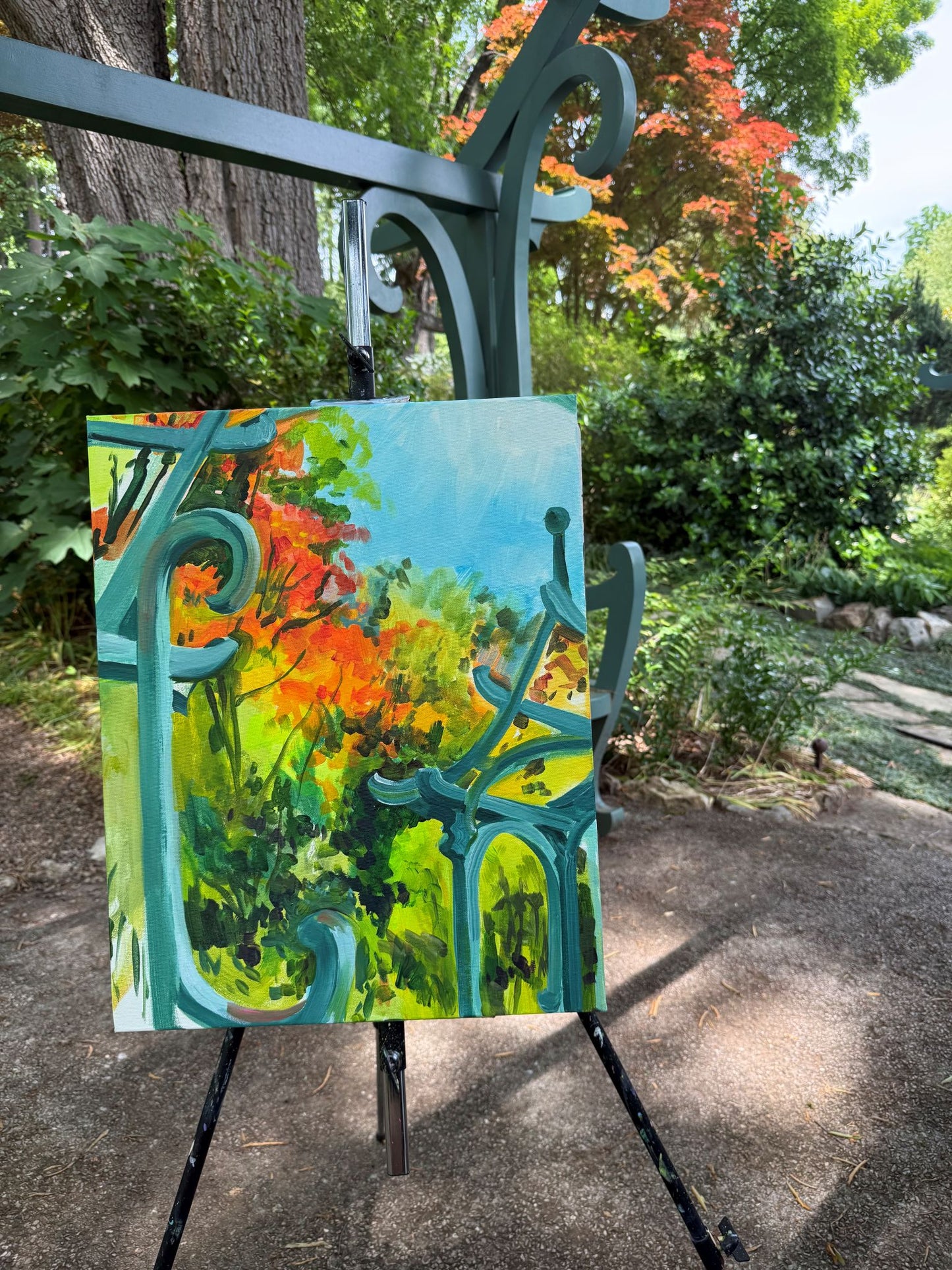 Savage Gardens - Acrylic Painting by artist Charlotte Rollman