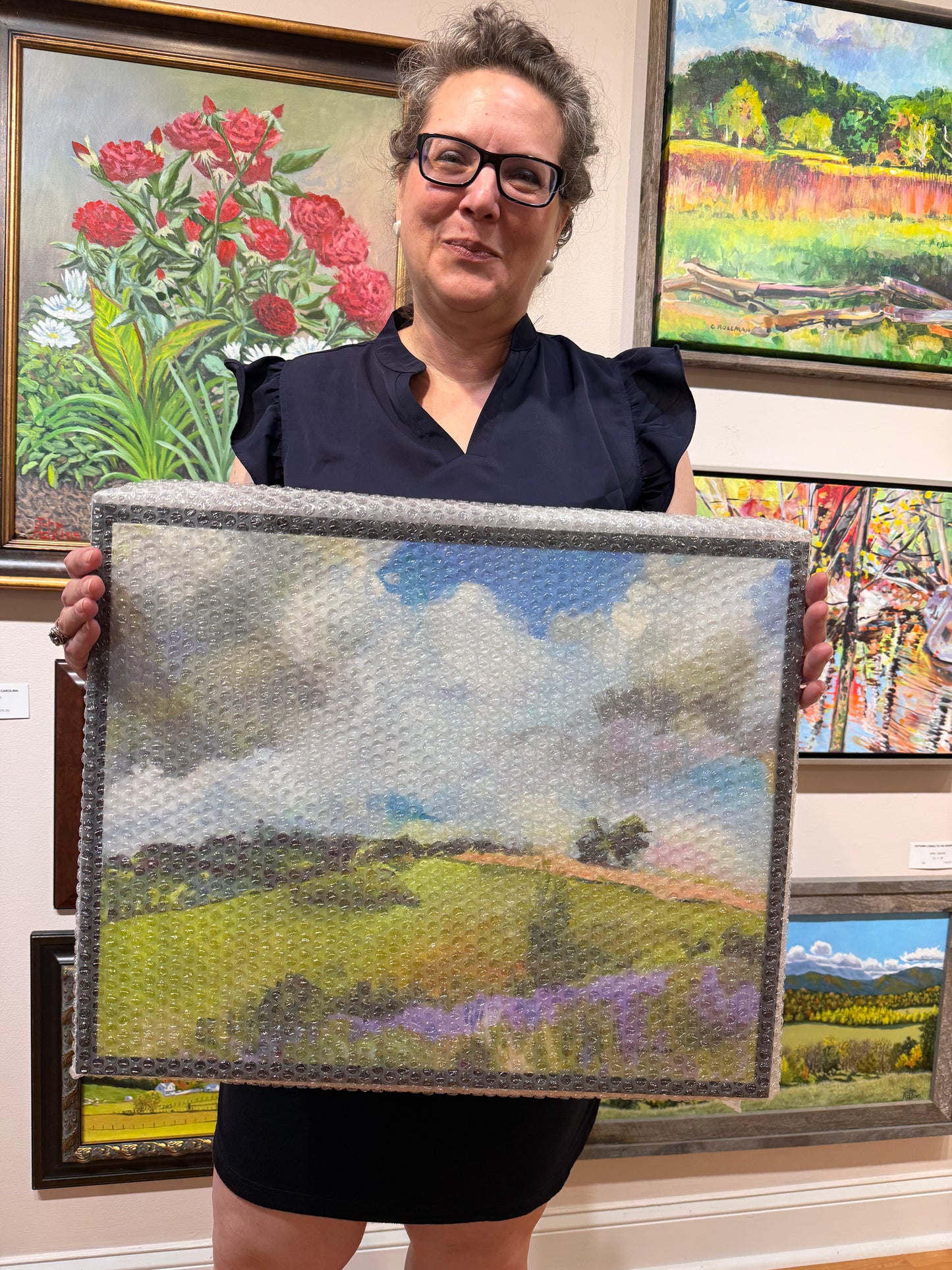 Storm Clouds - Acrylic Painting by artist Charlotte Rollman