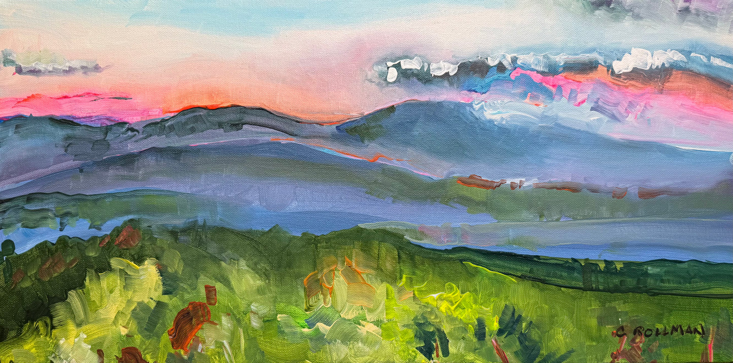 Morning Glow  - Acrylic Painting by artist Charlotte Rollman