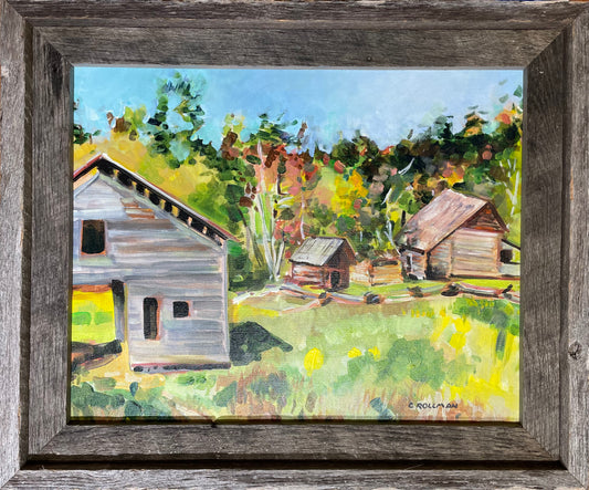 Sacred View  - Acrylic Painting by artist Charlotte Rollman