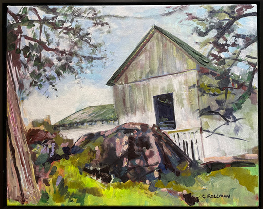 Kerr Century Farm  - Acrylic Painting by artist Charlotte Rollman