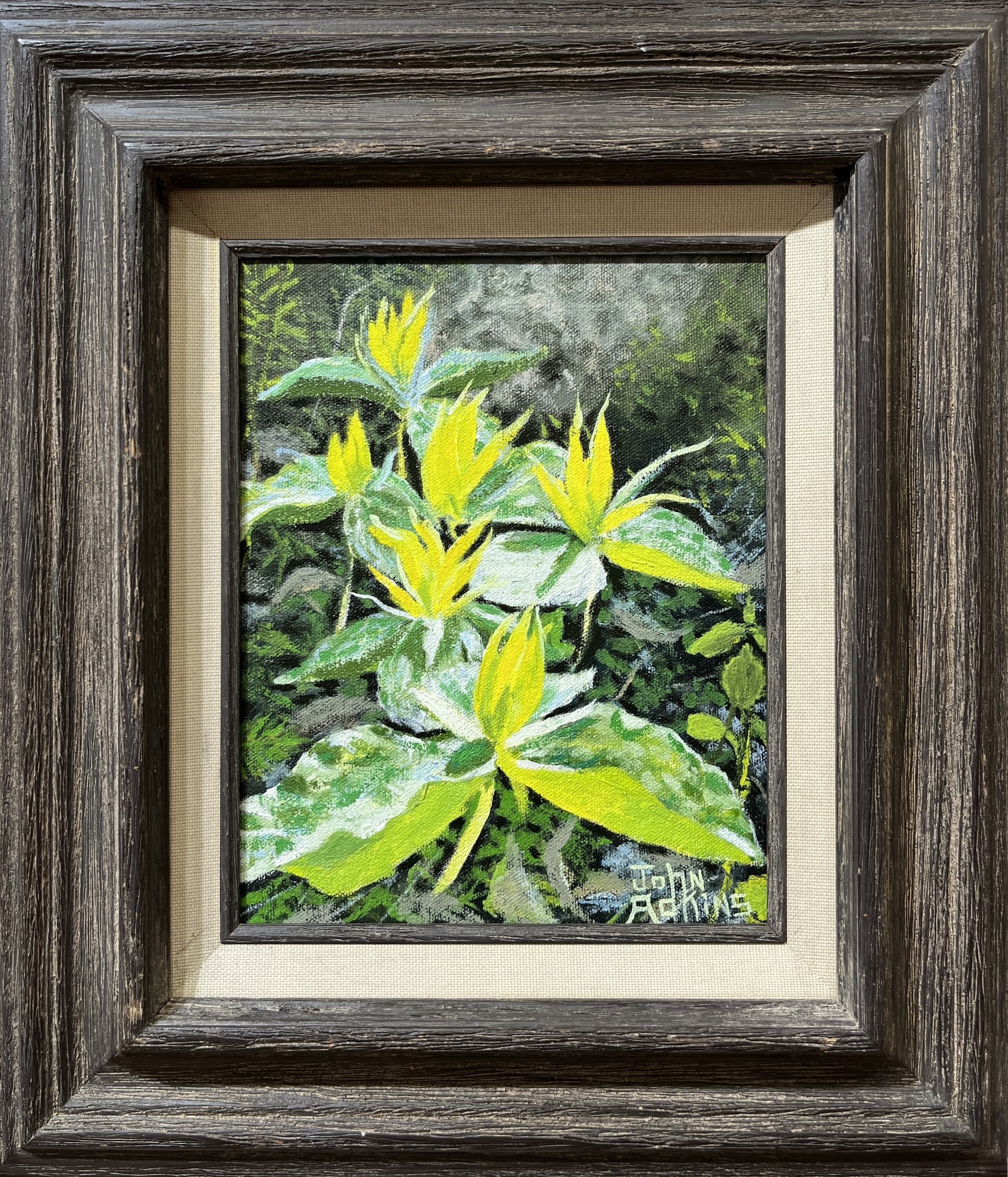 Seventh Heaven  - Oil Painting by artist John Adkins 8x18