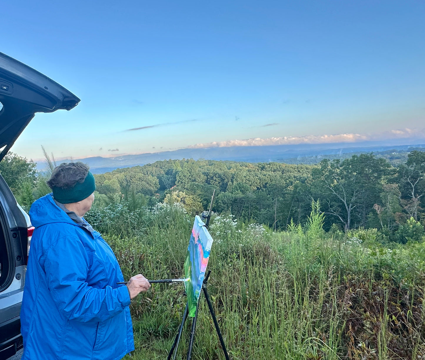 Morning Glow  - Acrylic Painting by artist Charlotte Rollman