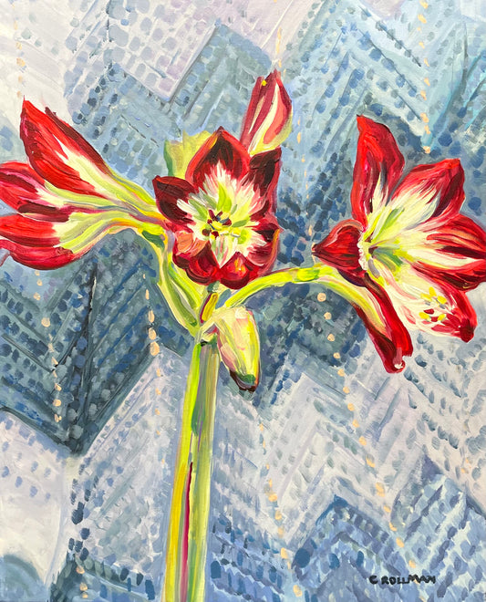 Julia  - Acrylic Painting by artist Charlotte Rollman