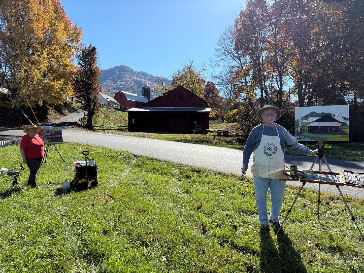 Acrylic painting by Charlotte Rollman.