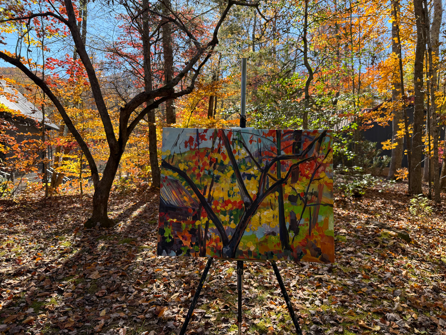 My Roundtop - Acrylic Painting by artist Charlotte Rollman