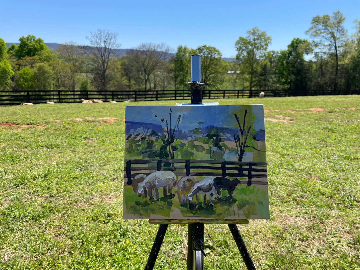 Painting by Charlotte Rollman - Adkins Rollman Gallery