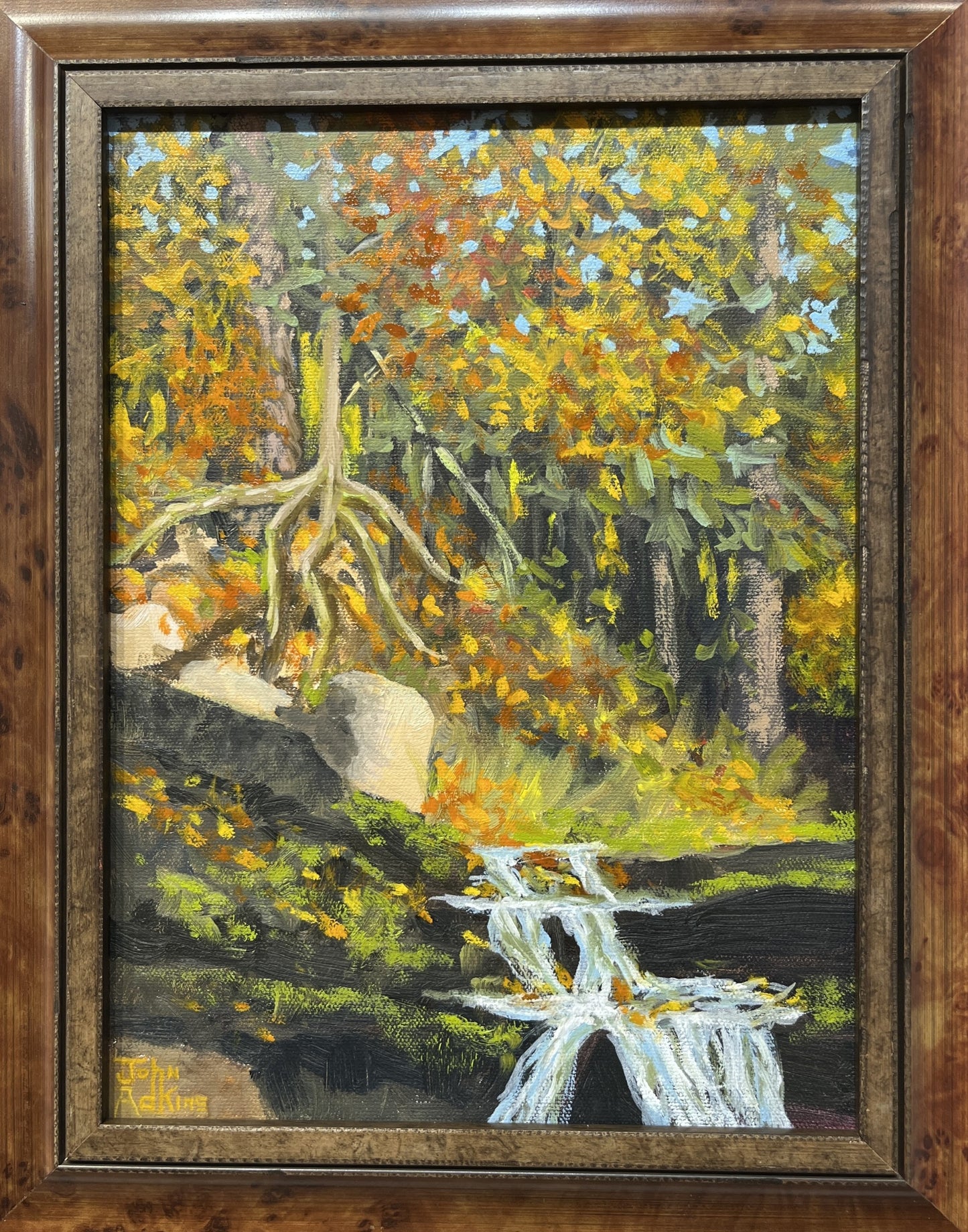Fall Streams - Oil Painting by artist John Adkins