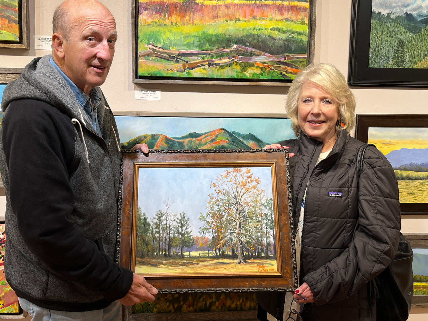 Hobson Farm Sycamore - Oil Painting by artist John Adkins