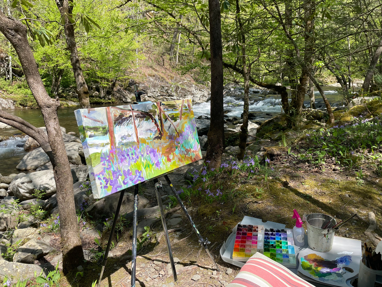 Painting by Charlotte Rollman - Adkins Rollman Gallery