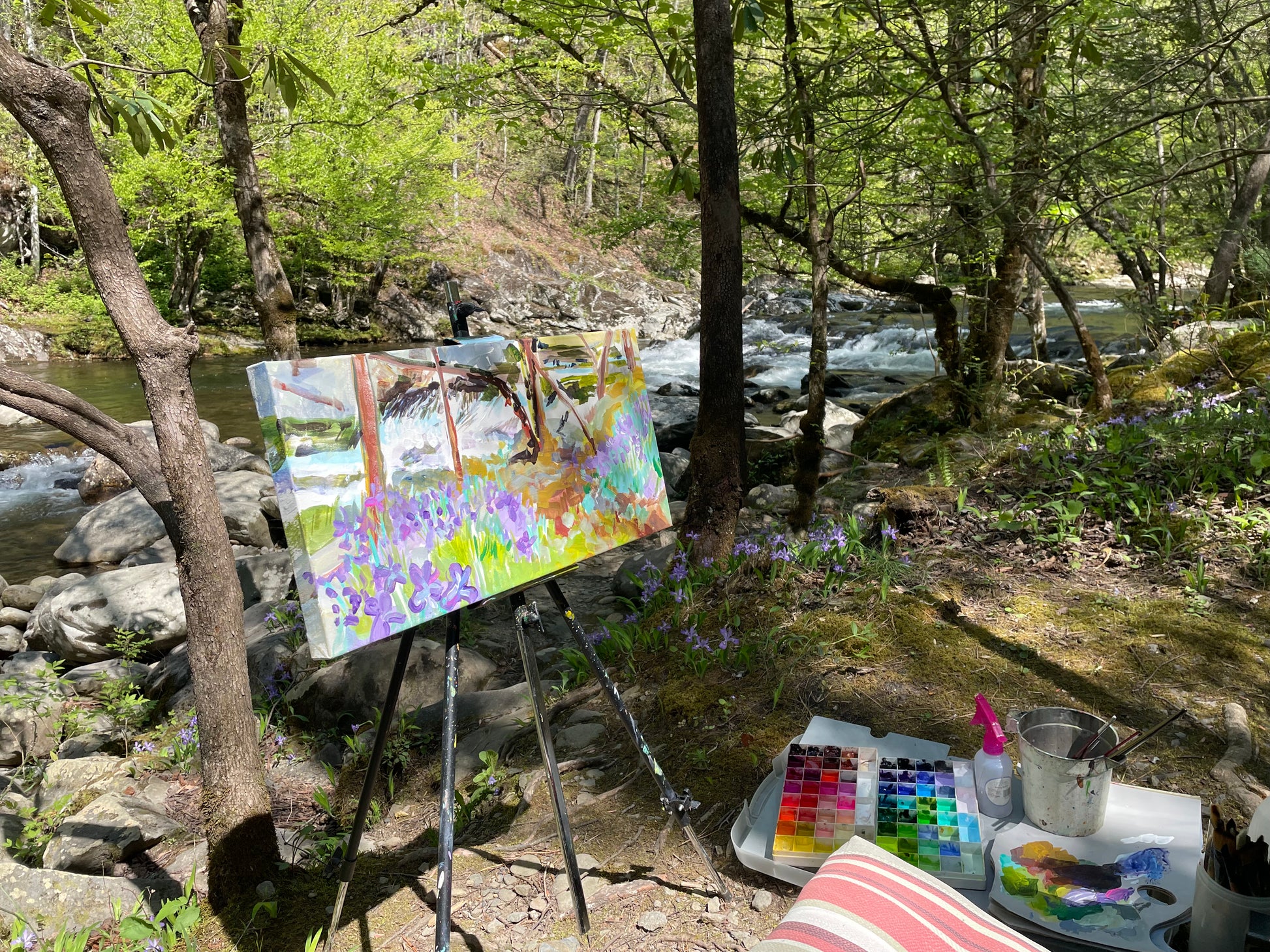 Painting by Charlotte Rollman - Adkins Rollman Gallery