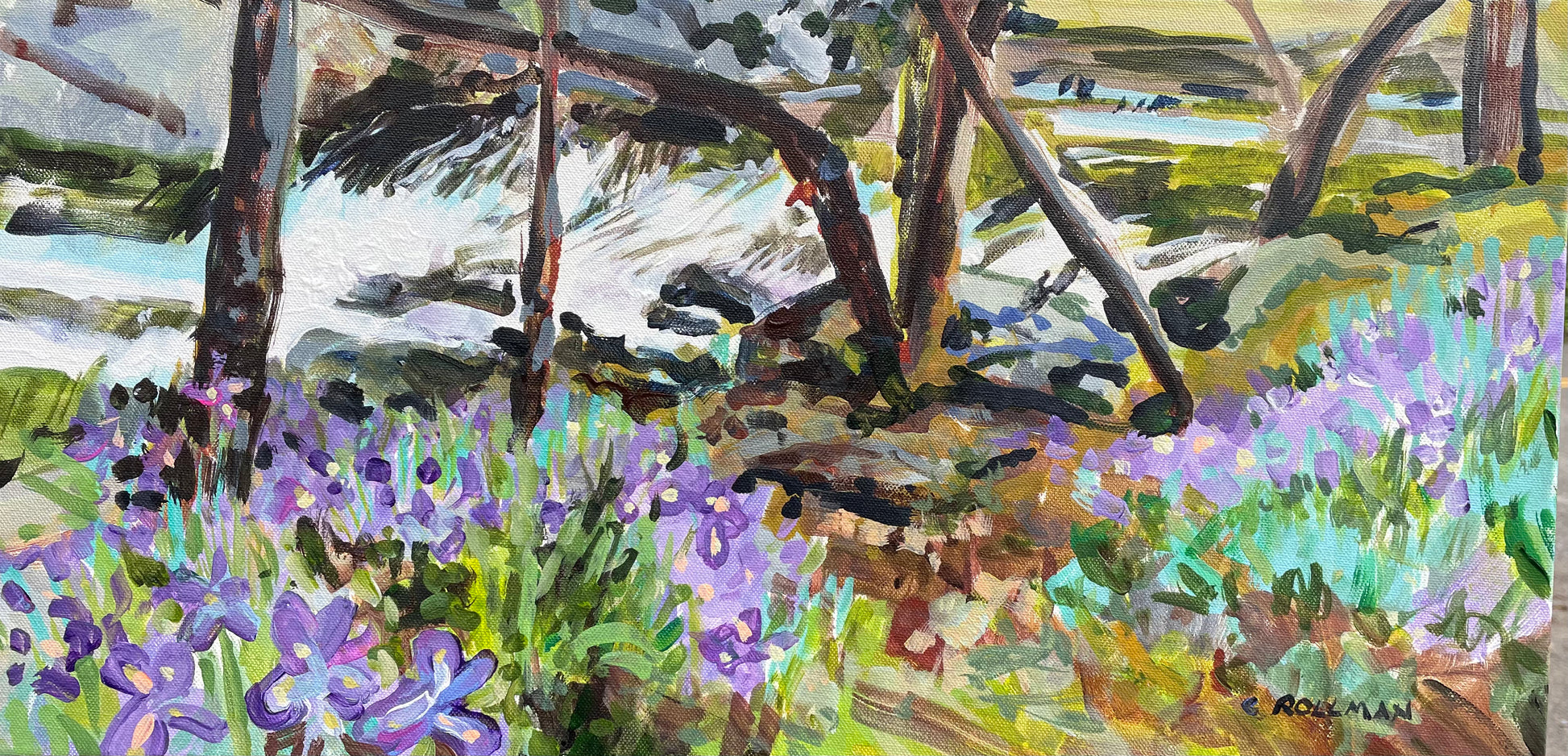 Painting by Charlotte Rollman - Adkins Rollman Gallery