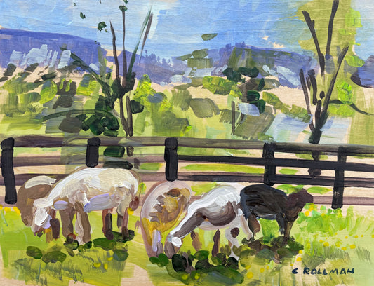 Painting by Charlotte Rollman - Adkins Rollman Gallery