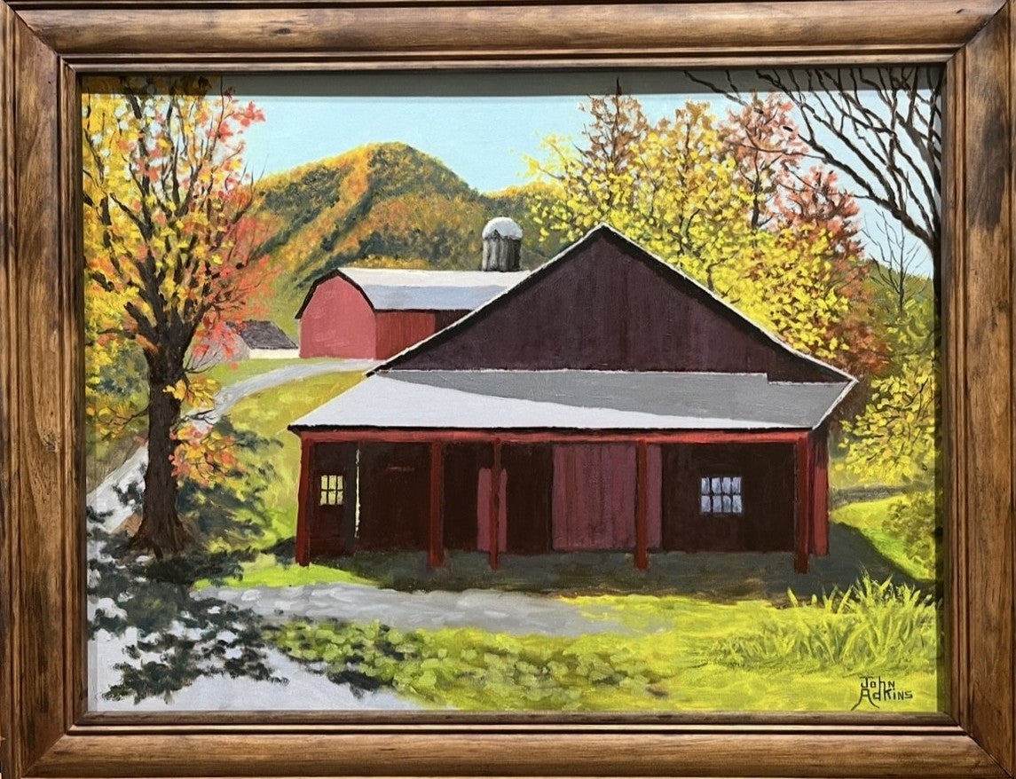 Round Top Wishes - Oil painting by artist John Adkins 18x24