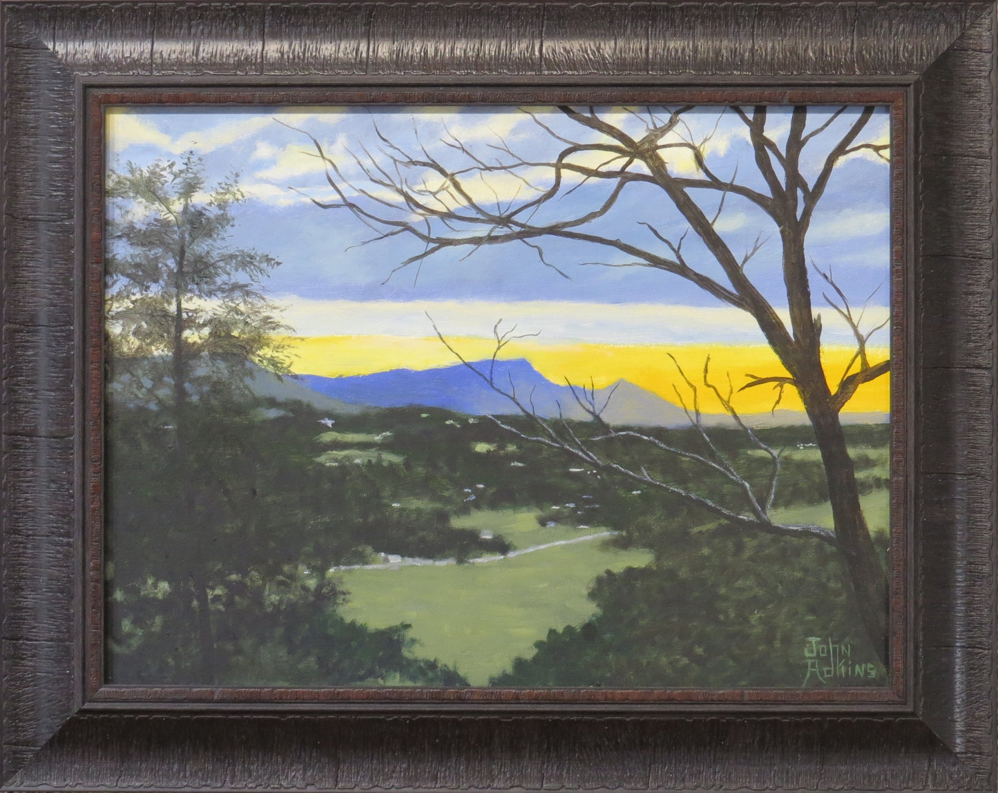Lauren's View  - Oil Painting by artist John Adkins