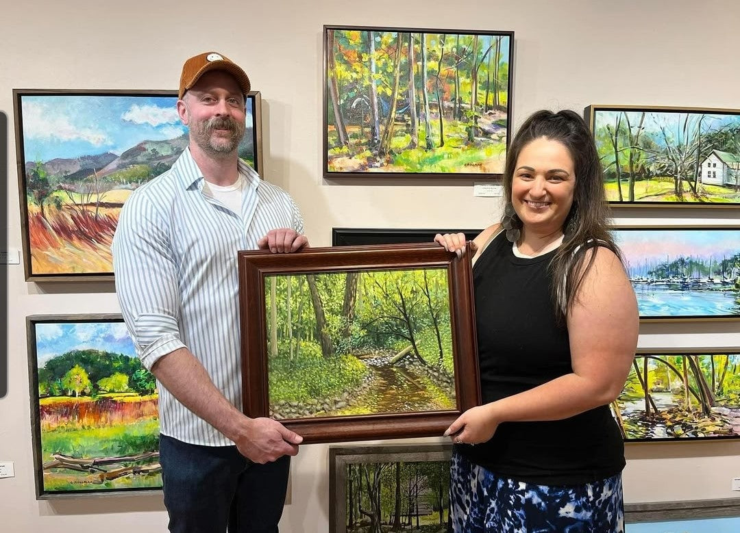 Woodlands Creek - Oil Painting by artist John Adkins