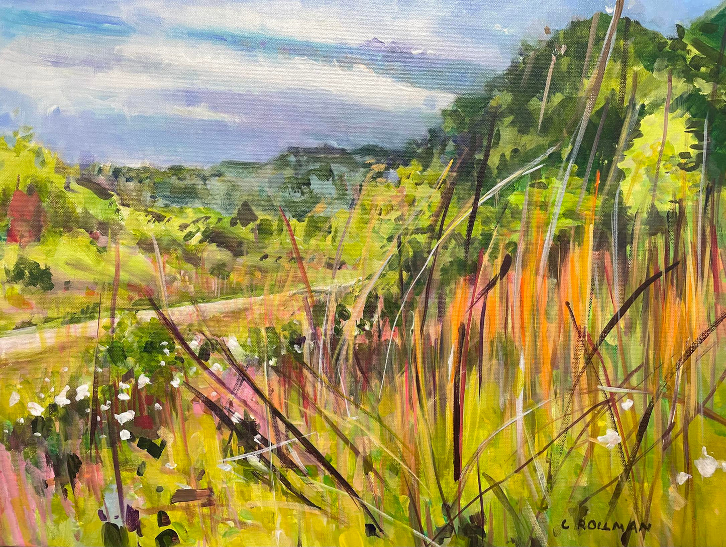 Seven Islands View  - Acrylic Painting by artist Charlotte Rollman