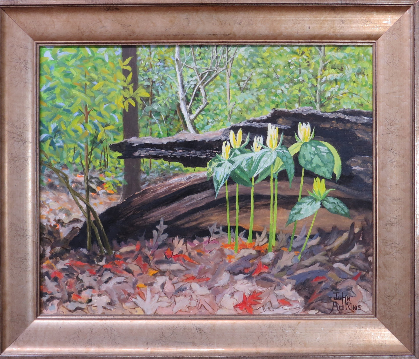 Sitting Pretty - Oil Painting by artist John Adkins