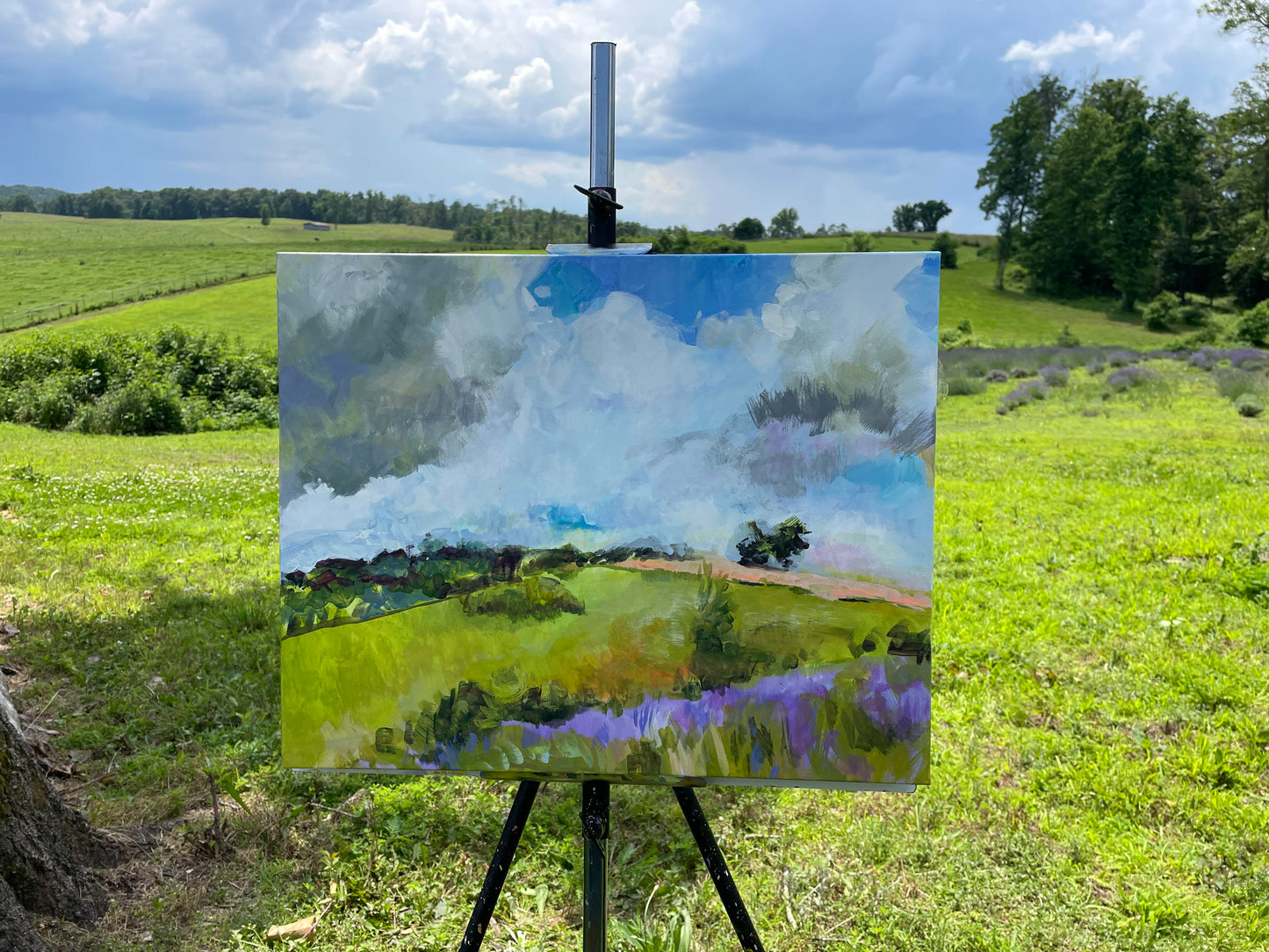 Storm Clouds  - Acrylic Painting by artist Charlotte Rollman