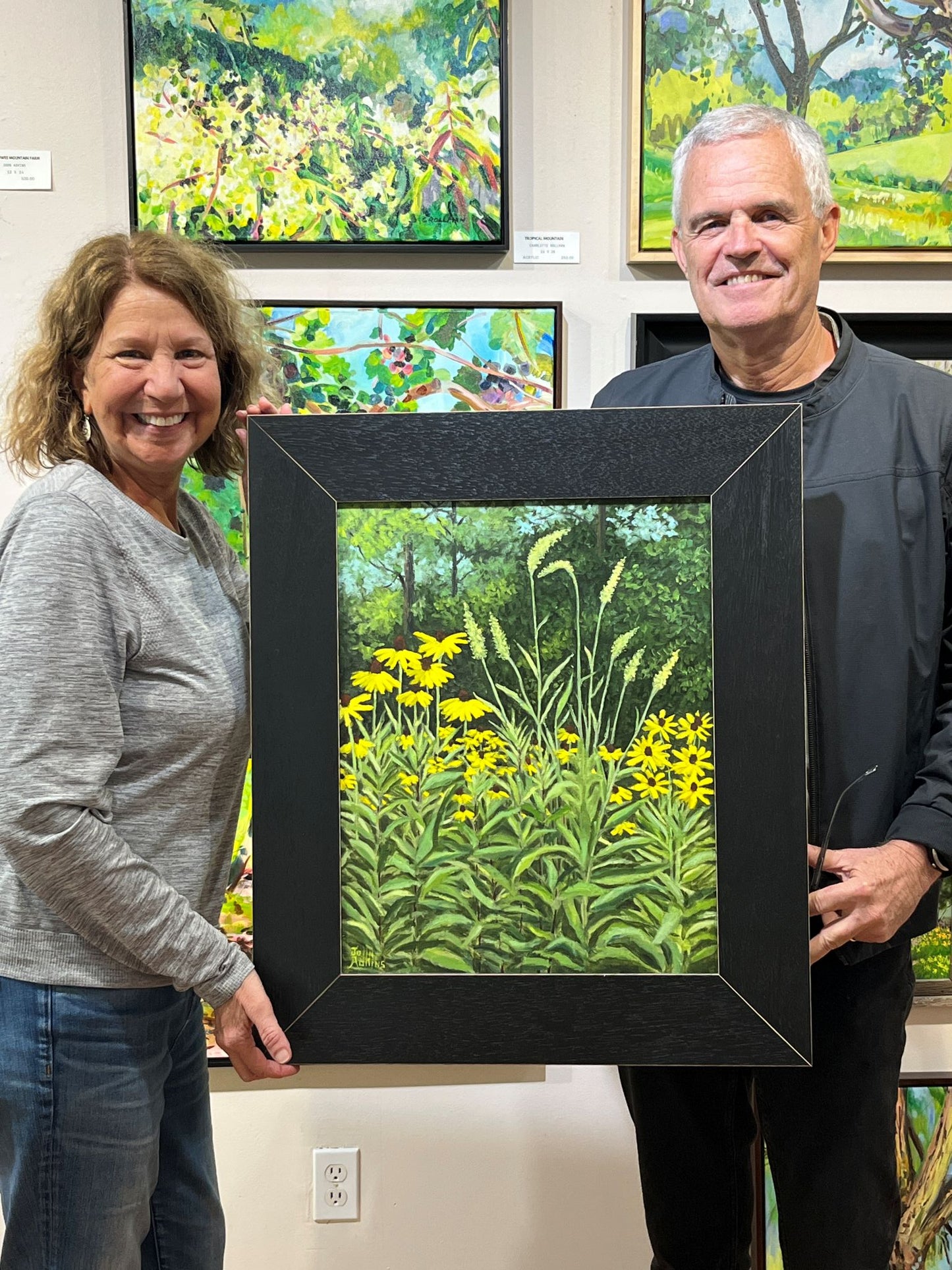 Summer Gold - Oil Painting by artist John Adkins