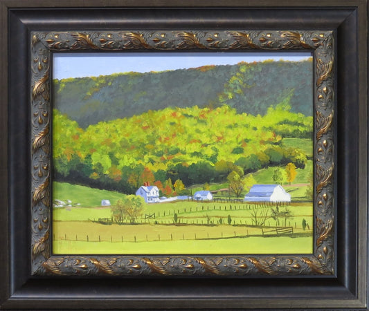 The Fox Farm - Oil Painting by artist John Adkins