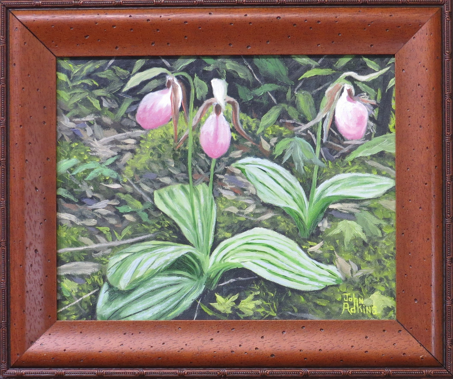 The Ladies Trio - Oil Painting by artist John Adkins