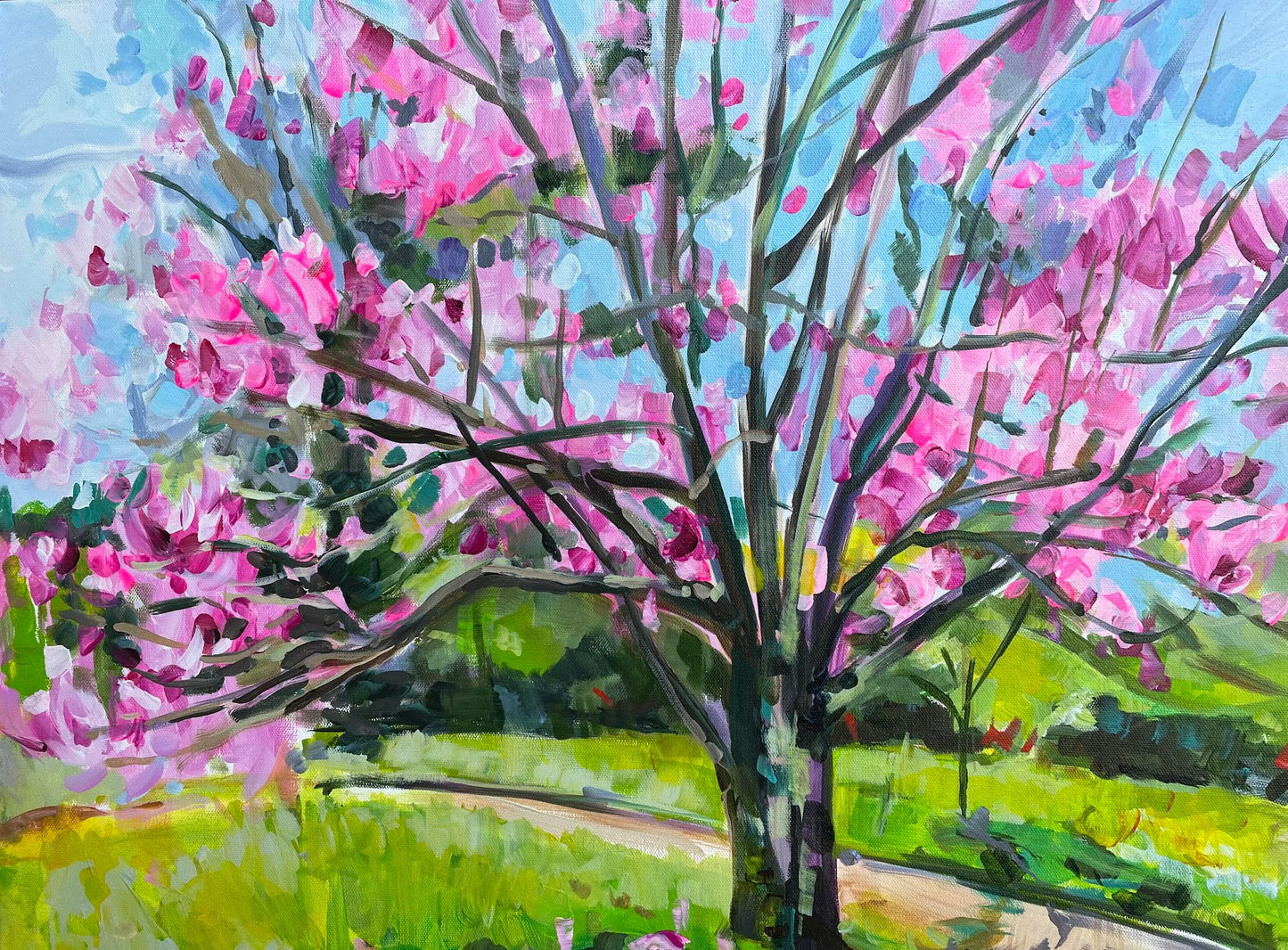 The Three Graces  - Acrylic Painting by artist Charlotte Rollman