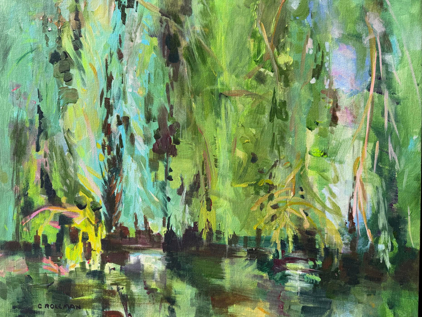 Touchy Subject - Acrylic Painting by Artist Charlotte Rollman