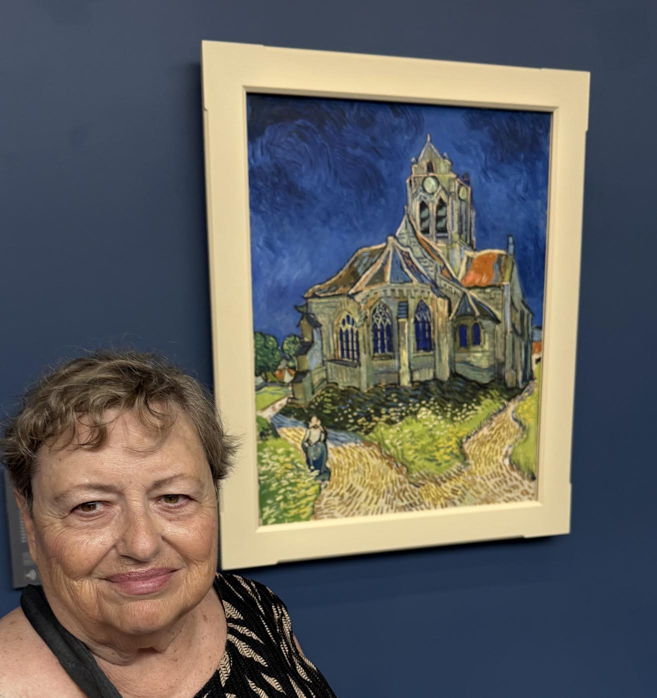 Our Lady in Auvers  - Acrylic Painting by artist Charlotte Rollman