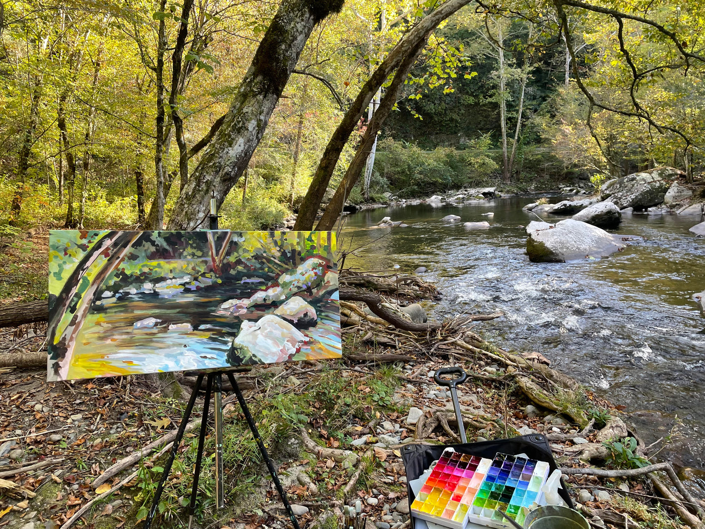 You Found Me - Acrylic Painting by artist Charlotte Rollman