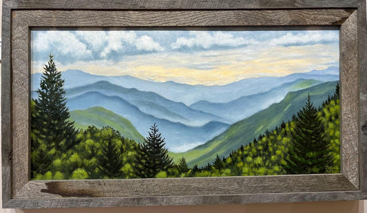 In the Eastern Sky  - Oil Painting by artist John Adkins