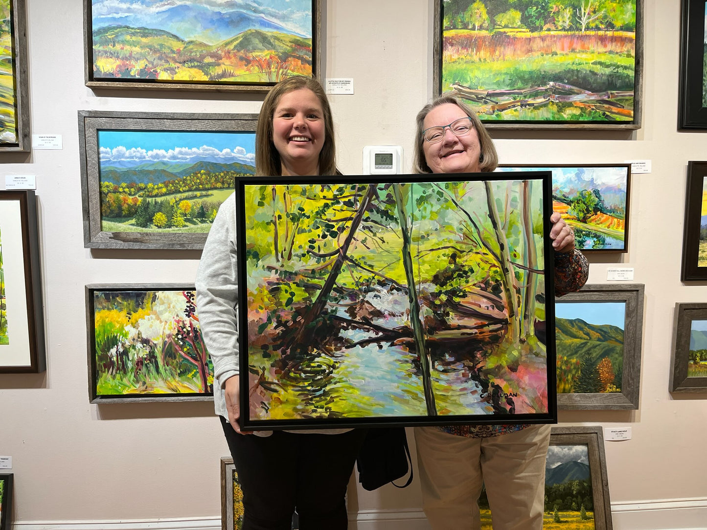 X's Mark the Spot  - Acrylic Painting by artist Charlotte Rollman 22x28