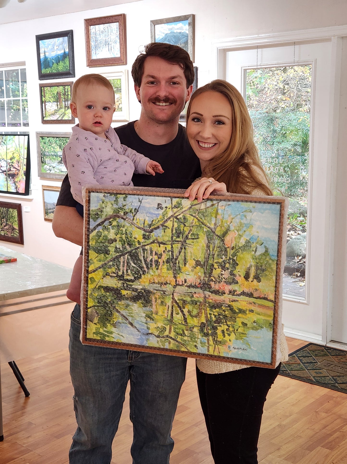 Cranberry Bogs  - Acrylic Painting by artist Charlotte Rollman