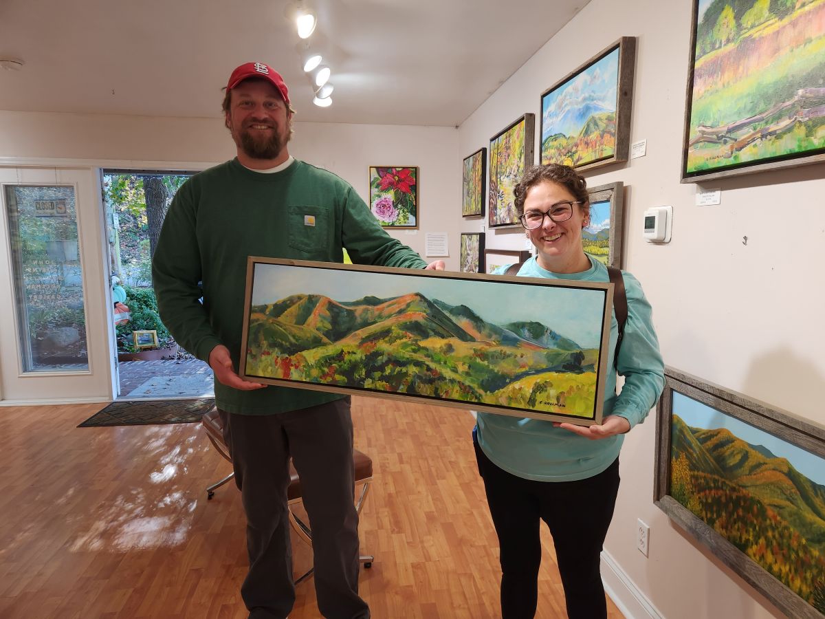 Anna Porter View  - Acrylic Painting by artist Charlotte Rollman