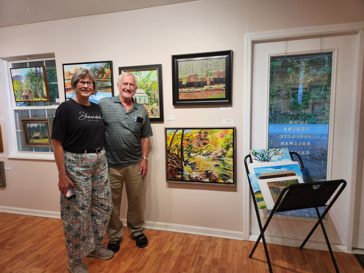 Becky's View to Abrams Creek  - Acrylic Painting by artist Charlotte Rollman